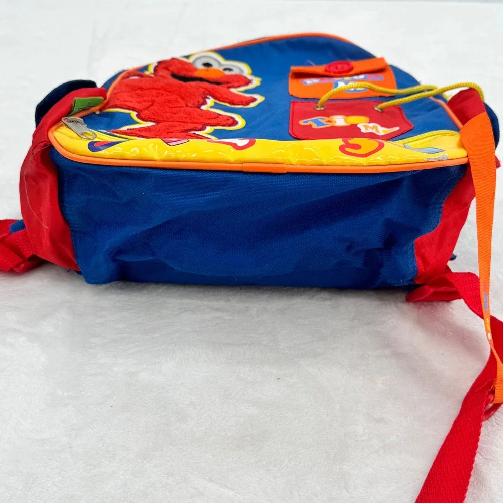 Sesame Street Elmo Toddler Backpack Small Interactive Learning Bag Motor Skills